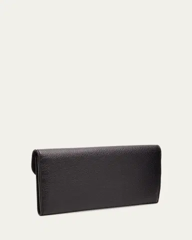 TOTEME T-Lock Grain Leather Continental Wallet | Thumbnail 3 TOTEME T-Lock Grain Leather Continental Wallet | Thumbnail 3