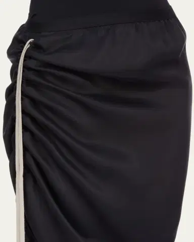 Rick Owens Draped Slit Maxi Skirt | Thumbnail 5