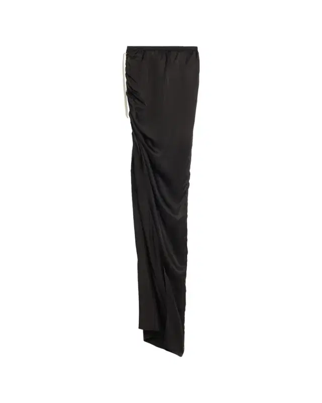 Rick Owens Draped Slit Maxi Skirt