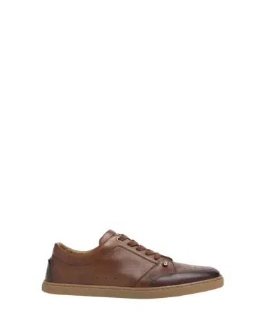 Christian Louboutin Men's Chambelisneak Collar-Pin Leather Low-Top Sneakers | Thumbnail 1