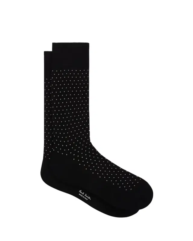 Men's Mini Polka Dot Crew Socks