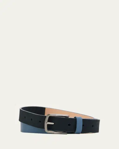 Giorgio Armani Men's Suede and Leather Reversible Belt | Thumbnail 3