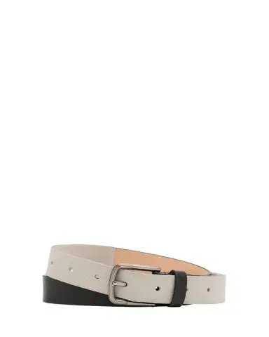 Giorgio Armani Men's Suede and Leather Reversible Belt | Thumbnail 1