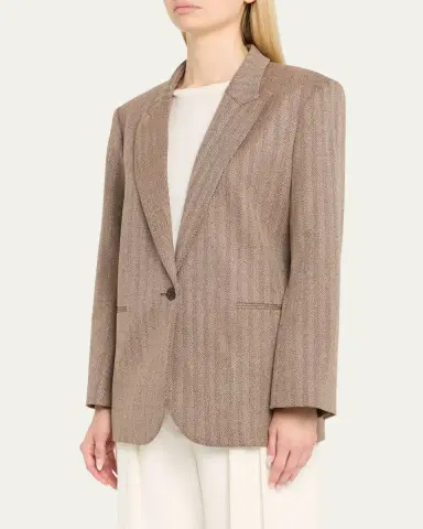 TWP Girl Boy Girl Chevron Wool Blazer | Thumbnail 2 TWP Girl Boy Girl Chevron Wool Blazer | Thumbnail 2