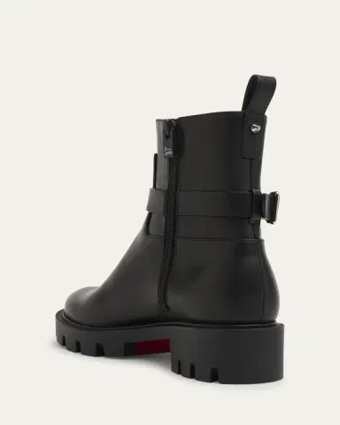 Christian Louboutin Dianouchette Leather Red Sole Ankle Booties | Thumbnail 2 Christian Louboutin Dianouchette Leather Red Sole Ankle Booties | Thumbnail 2