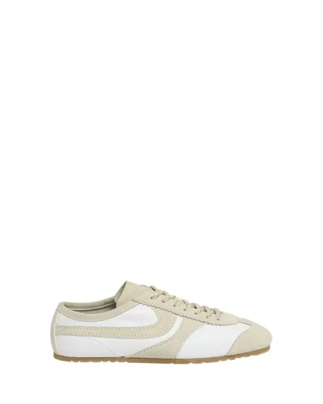 Dries Van Noten Dustin Mixed Leather Retro Sneakers