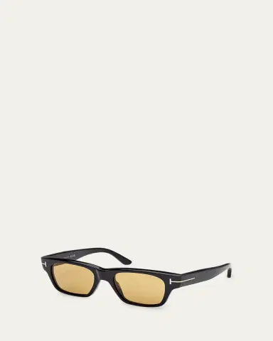 Tom Ford Men's Caine-02 Acetate Square Sunglasses | Thumbnail 2 Tom Ford Men's Caine-02 Acetate Square Sunglasses | Thumbnail 2