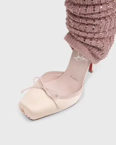 Christian Louboutin 110mm Cassia Annmac Satin Leg Warmer Pumps | Thumbnail 2 Christian Louboutin 110mm Cassia Annmac Satin Leg Warmer Pumps | Thumbnail 2