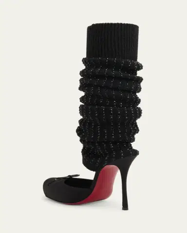 Christian Louboutin 110mm Cassia Annmac Satin Leg Warmer Pumps | Thumbnail 5 Christian Louboutin 110mm Cassia Annmac Satin Leg Warmer Pumps | Thumbnail 5
