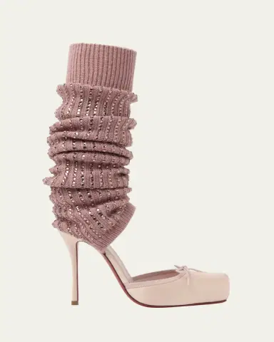 Christian Louboutin 110mm Cassia Annmac Satin Leg Warmer Pumps | Thumbnail 7 Christian Louboutin 110mm Cassia Annmac Satin Leg Warmer Pumps | Thumbnail 7