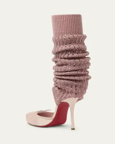 Christian Louboutin 110mm Cassia Annmac Satin Leg Warmer Pumps | Thumbnail 8 Christian Louboutin 110mm Cassia Annmac Satin Leg Warmer Pumps | Thumbnail 8