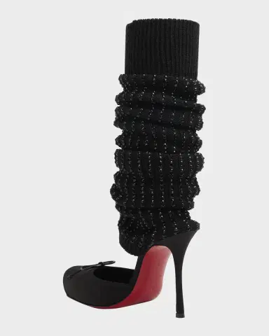Christian Louboutin 110mm Cassia Annmac Satin Leg Warmer Pumps | Thumbnail 10 Christian Louboutin 110mm Cassia Annmac Satin Leg Warmer Pumps | Thumbnail 10
