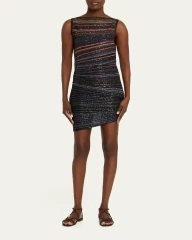 Missoni Paillette Striped Sleeveless Mini Dress | Thumbnail 2