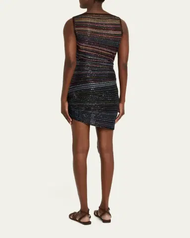 Missoni Paillette Striped Sleeveless Mini Dress | Thumbnail 3