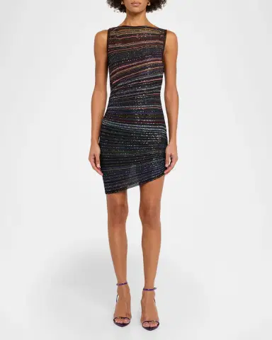 Missoni Paillette Striped Sleeveless Mini Dress | Thumbnail 6