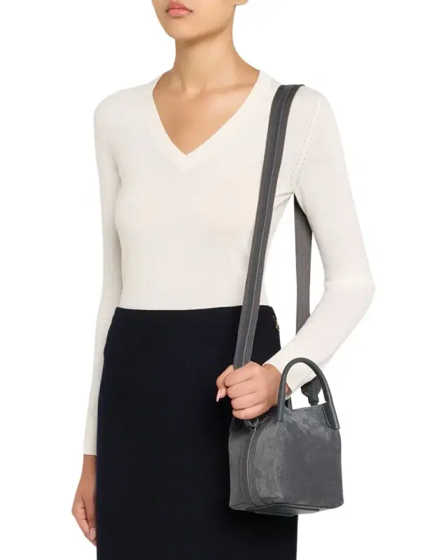 Bale Micro Grained Nubuck Shoulder Bag