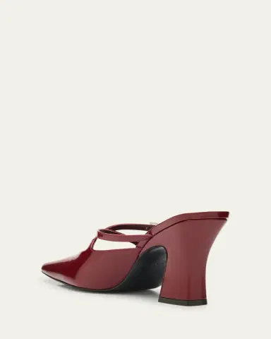 NODALETO Nodstalgia Grace Patent Leather Mule Pumps | Thumbnail 2 NODALETO Nodstalgia Grace Patent Leather Mule Pumps | Thumbnail 2