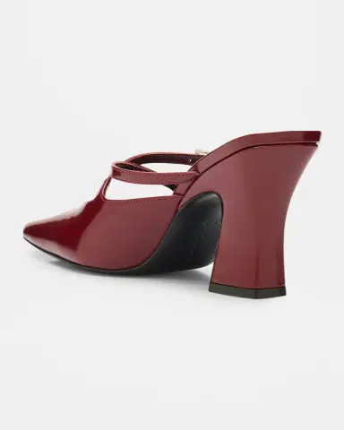 NODALETO Nodstalgia Grace Patent Leather Mule Pumps | Thumbnail 4 NODALETO Nodstalgia Grace Patent Leather Mule Pumps | Thumbnail 4