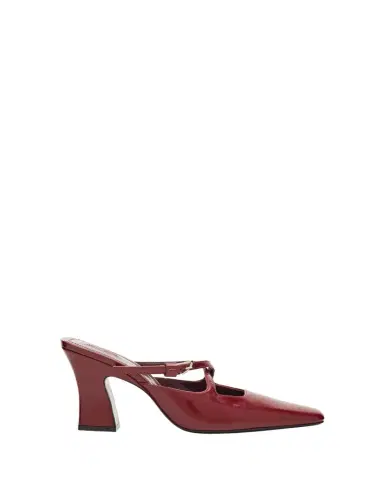 NODALETO Nodstalgia Grace Patent Leather Mule Pumps | Thumbnail 1 NODALETO Nodstalgia Grace Patent Leather Mule Pumps | Thumbnail 1