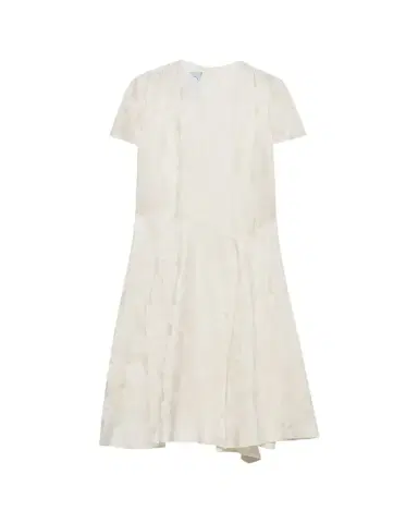 Prada Primula Jacquard Asymmetric Midi Dress | Thumbnail 1