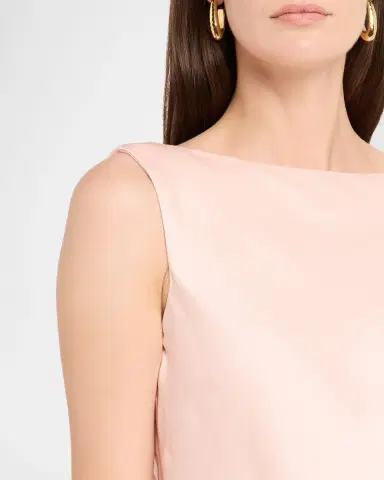 Jason Wu Collection Boat-Neck Cowl Backless Crepe Back Satin Gown | Thumbnail 4