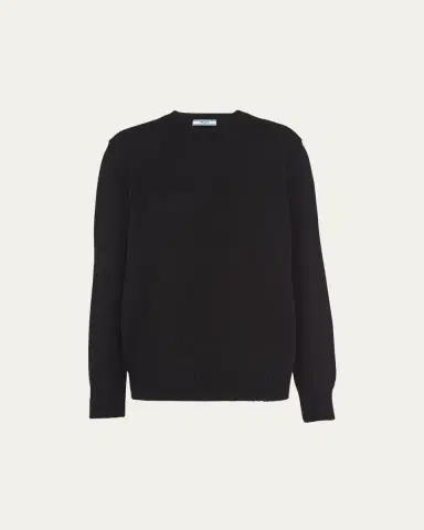 Prada Cashmere Wool Crew-Neck Sweater | Thumbnail 13