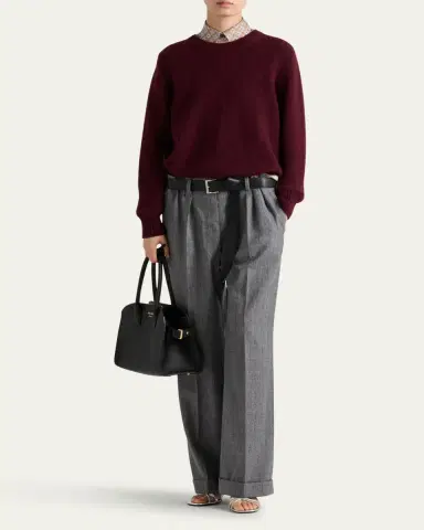 Prada Cashmere Wool Crew-Neck Sweater | Thumbnail 15