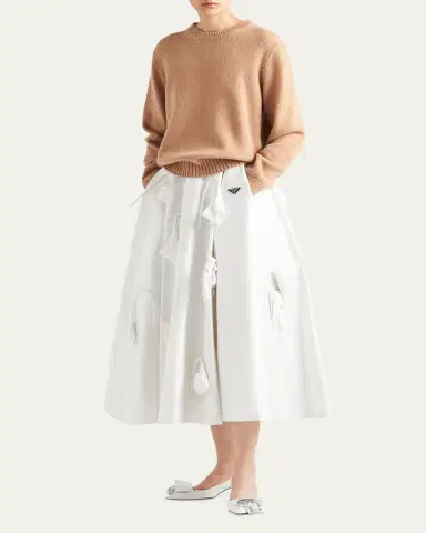 Prada Cashmere Wool Crew-Neck Sweater | Thumbnail 3