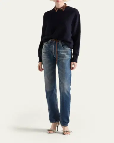 Prada Cashmere Wool Crew-Neck Sweater | Thumbnail 6