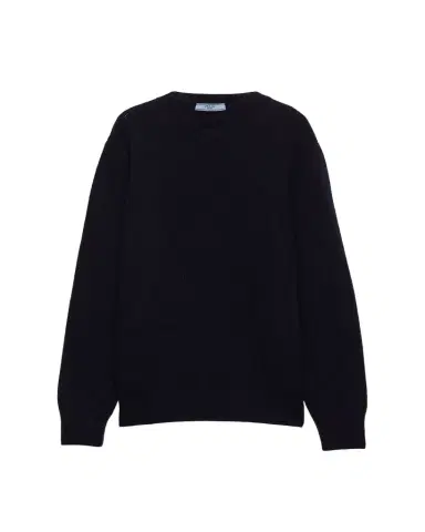 Prada Cashmere Wool Crew-Neck Sweater | Thumbnail 1