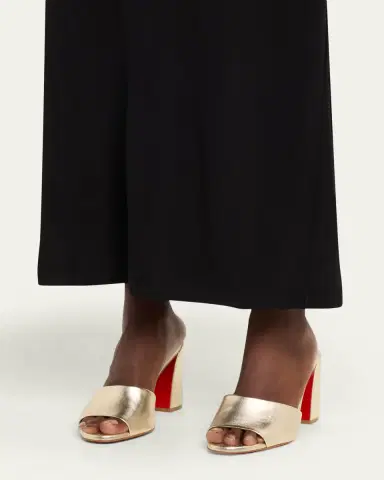Christian Louboutin 85mm Jane Metallic Nappa Leather Mules | Thumbnail 7 Christian Louboutin 85mm Jane Metallic Nappa Leather Mules | Thumbnail 7