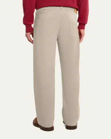 Massimo Alba Men's Cotton Bull Straight Leg Five-Pocket Pants | Thumbnail 3 Massimo Alba Men's Cotton Bull Straight Leg Five-Pocket Pants | Thumbnail 3