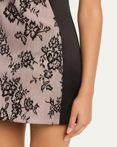Marc Jacobs Sculpted Lace Sleeveless Mini Dress | Thumbnail 5 Marc Jacobs Sculpted Lace Sleeveless Mini Dress | Thumbnail 5