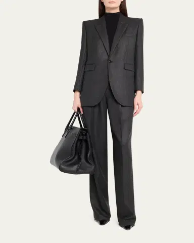 Saint Laurent Men's Sac de Jour Supple Leather Tote Bag | Thumbnail 5 Saint Laurent Men's Sac de Jour Supple Leather Tote Bag | Thumbnail 5
