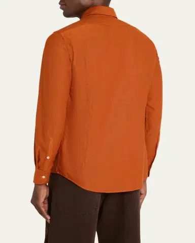 Massimo Alba Men's Genova Cotton Oxford Button-Down Shirt | Thumbnail 5