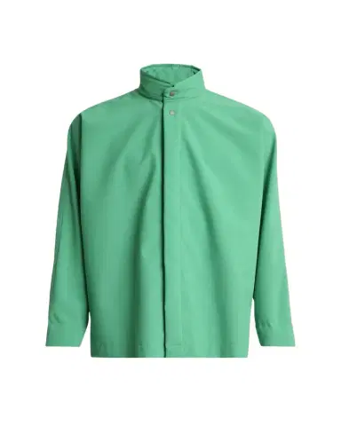 Homme Plissé Issey Miyake Men's Padded Snap-Front Shirt | Thumbnail 1