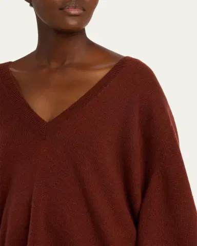 Nili Lotan V-Neck Cashmere Sweater | Thumbnail 5 Nili Lotan V-Neck Cashmere Sweater | Thumbnail 5