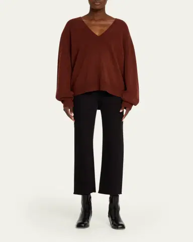 Nili Lotan V-Neck Cashmere Sweater | Thumbnail 7 Nili Lotan V-Neck Cashmere Sweater | Thumbnail 7