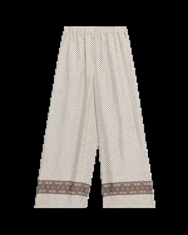 Loro Piana Valerio Silk Straight-Leg Pull-On Trousers | Thumbnail 2