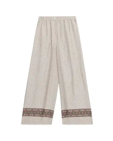 Loro Piana Valerio Silk Straight-Leg Pull-On Trousers | Thumbnail 1