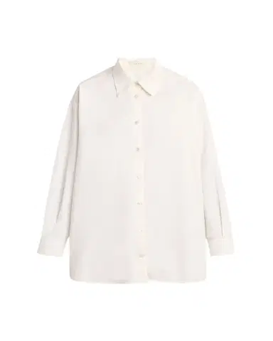 THE ROW Luka Cotton-Cashmere Button-Down Shirt | Thumbnail 1