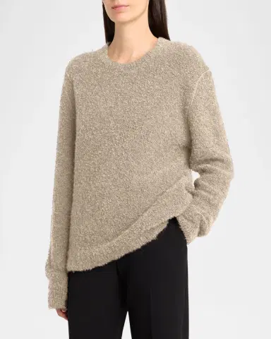 THE ROW Leorina Cashmere Boucle Knit Sweater | Thumbnail 12