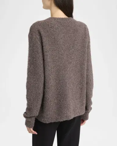 THE ROW Leorina Cashmere Boucle Knit Sweater | Thumbnail 7