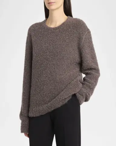 THE ROW Leorina Cashmere Boucle Knit Sweater | Thumbnail 8