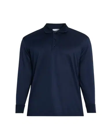 Charvet Men's Cotton Jersey Long-Sleeve Polo Shirt | Thumbnail 1
