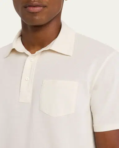 Ralph Lauren Purple Label Men's Cotton-Cashmere Piqué Polo Shirt | Thumbnail 5