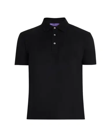 Ralph Lauren Purple Label Cotton-Cashmere Piqué Polo Shirt | Thumbnail 1 Ralph Lauren Purple Label Cotton-Cashmere Piqué Polo Shirt | Thumbnail 1