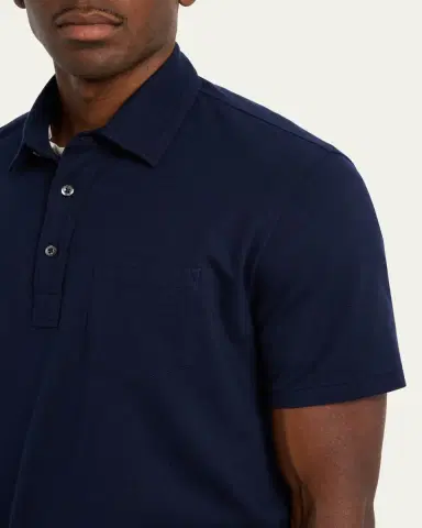 Ralph Lauren Purple Label Men's Cotton-Cashmere Piqué Polo Shirt | Thumbnail 5