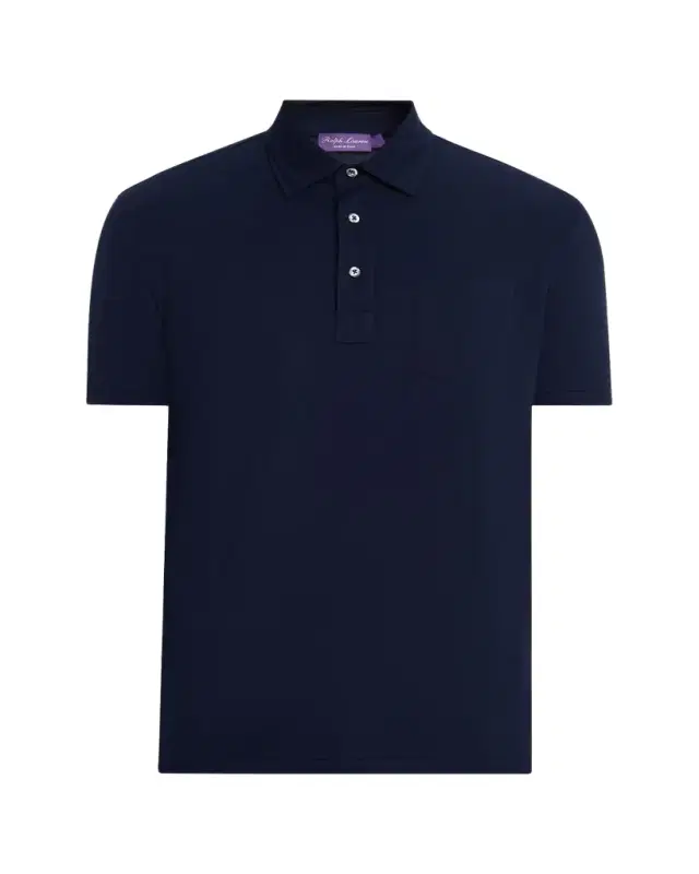 Ralph Lauren Purple Label Cotton-Cashmere Piqué Polo Shirt