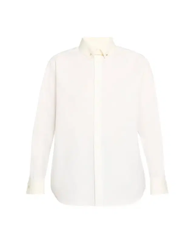 Thea Collar-Pin Oxford Shirt